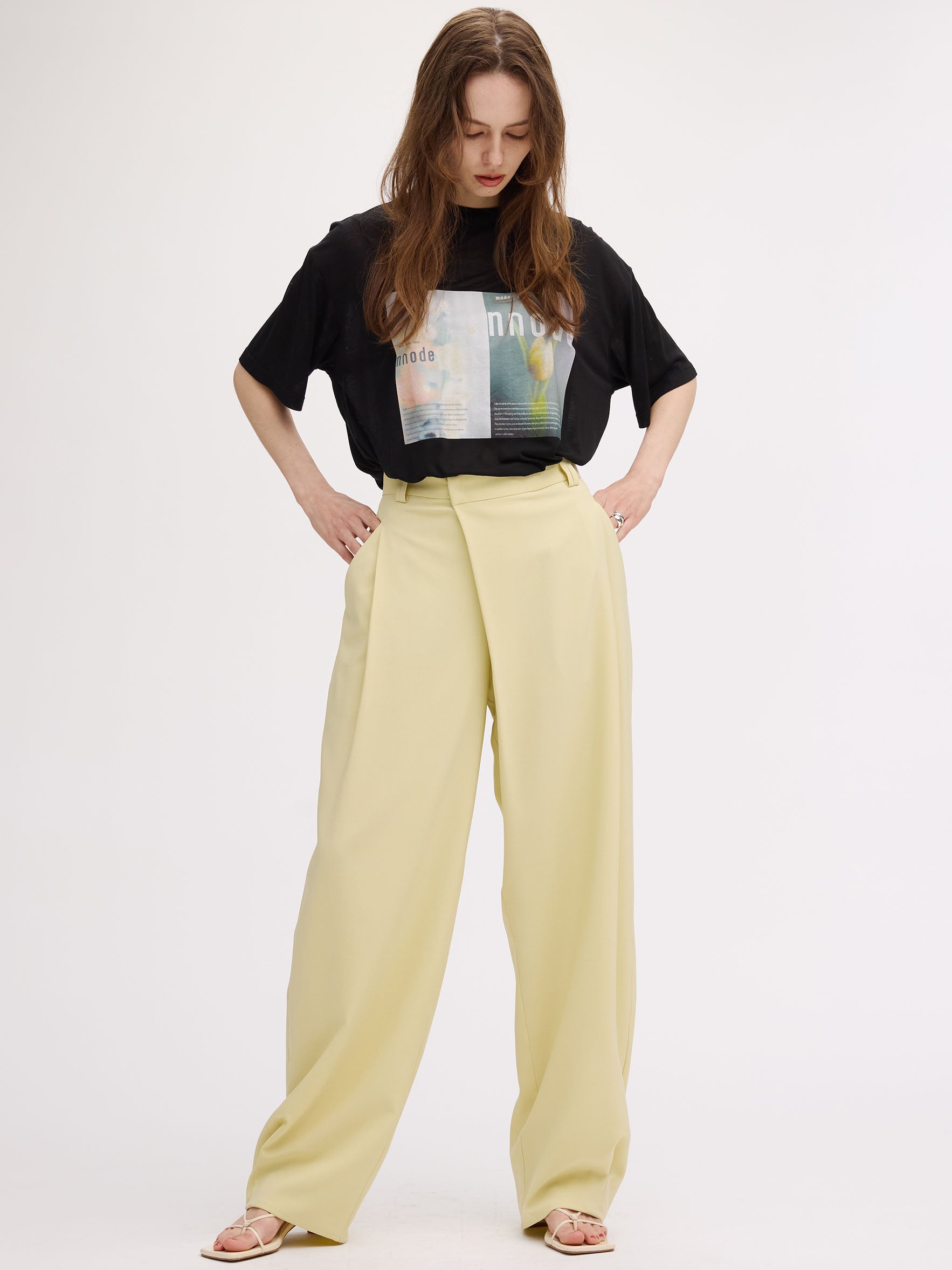 MEDI WIDE TUCK BONTAN PANTS
