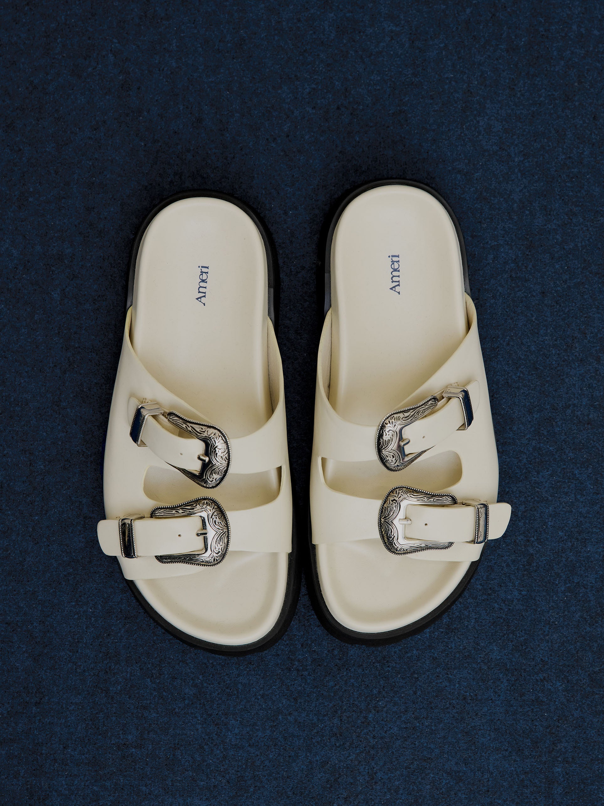 MEDI WESTERN BUCKLE SANDALS