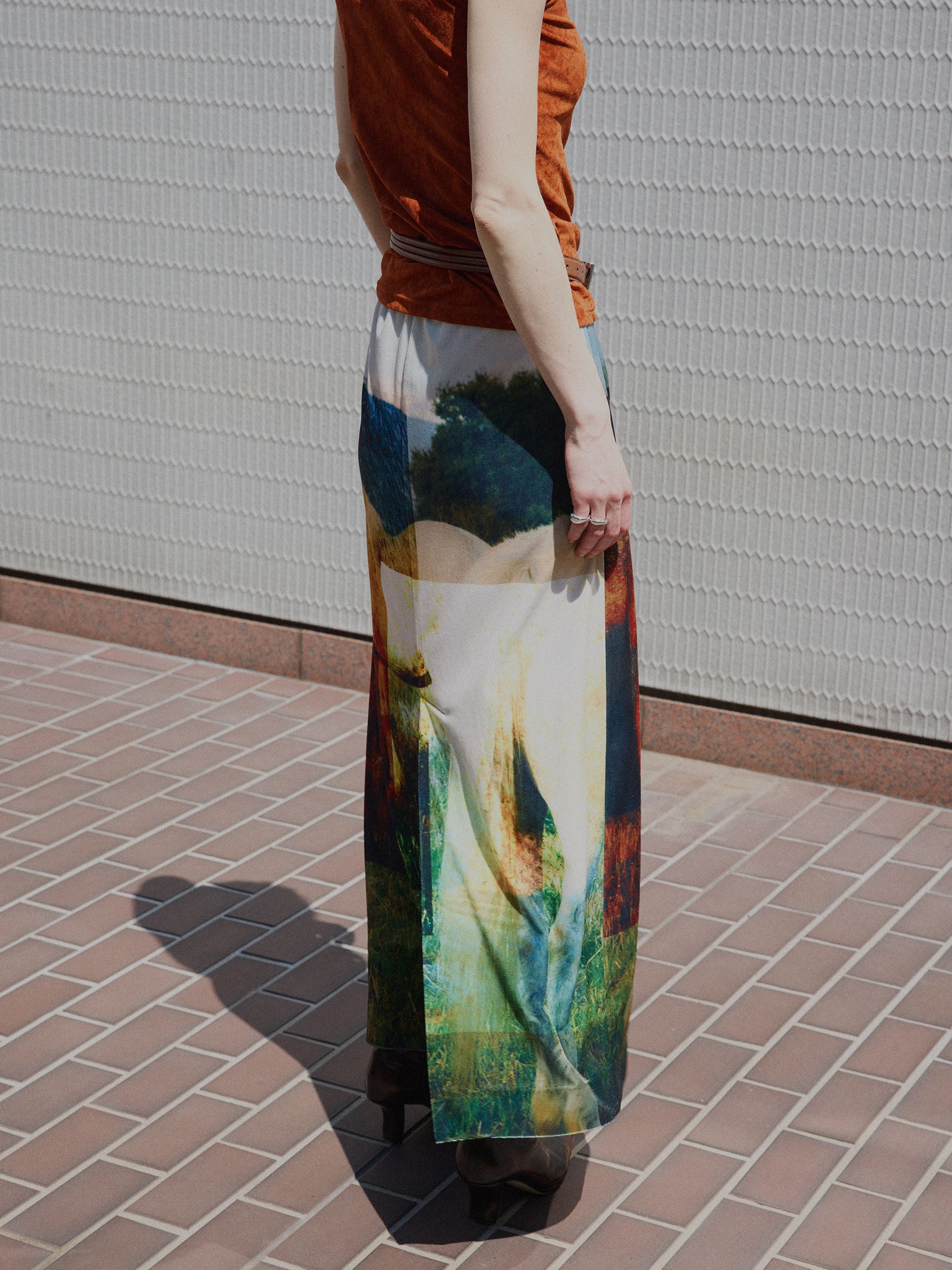 Silvia Conde Oliván×Ameri VELOUR SKIRT