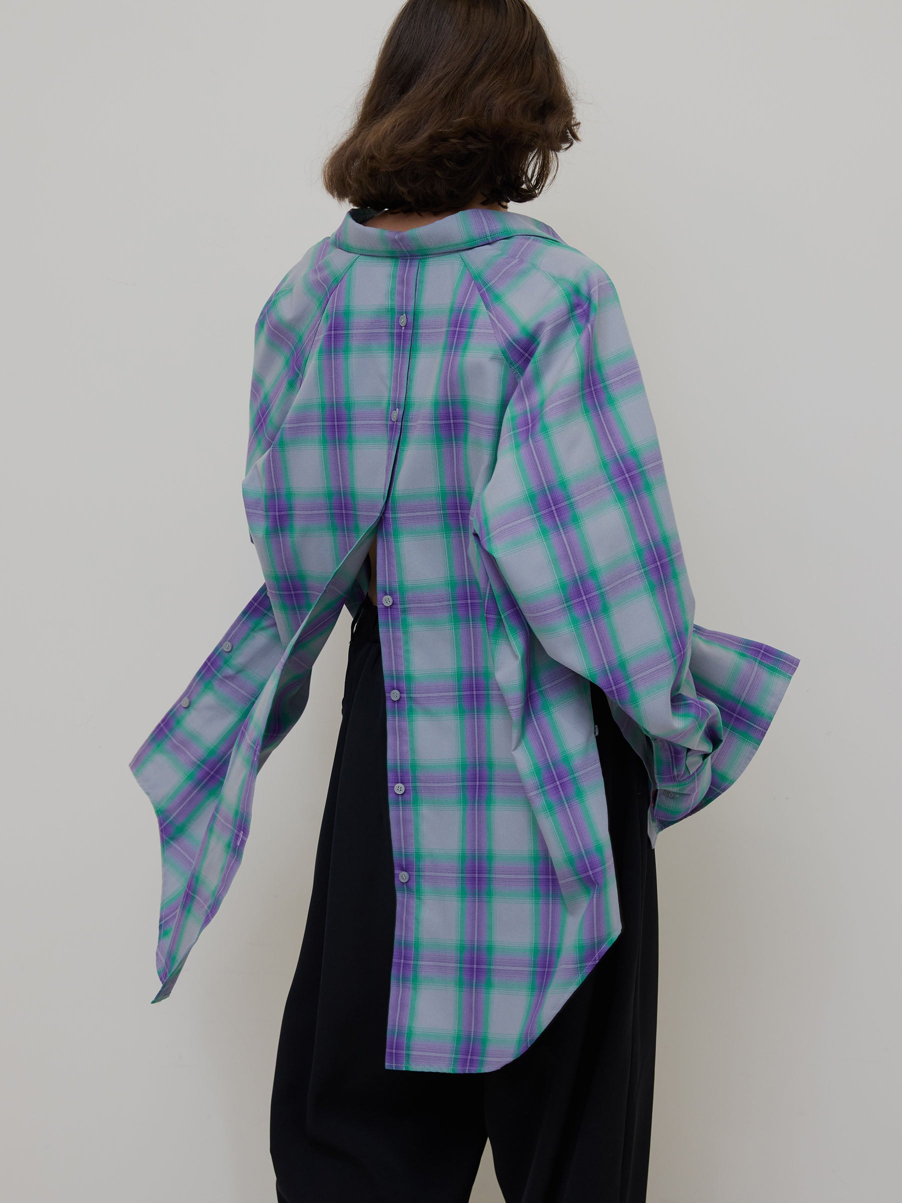 OMBRE CHECK VARIATION SHIRT