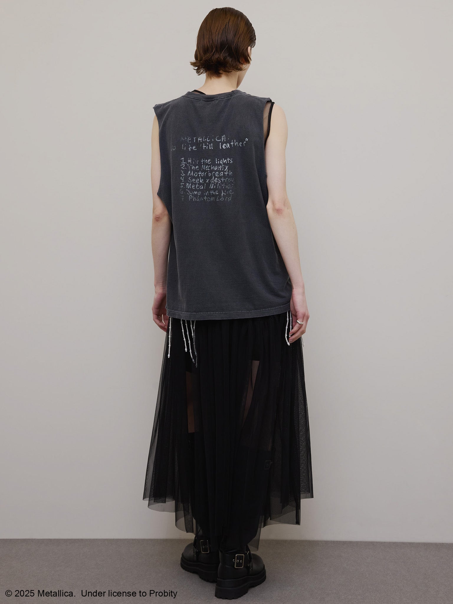 MEDI METALLICA BLK NS TEE
