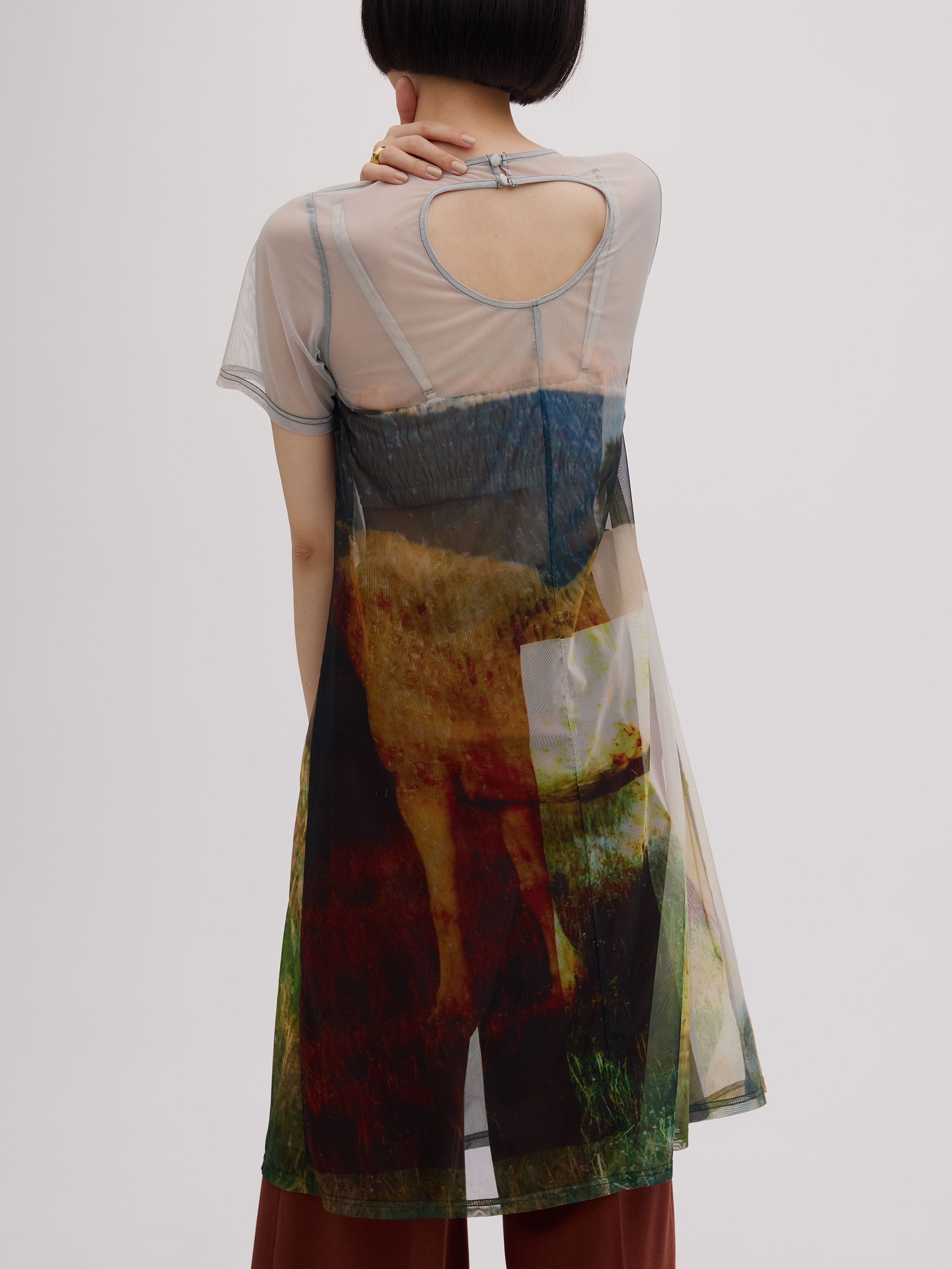 Silvia Conde Oliván×Ameri SHEER DRESS