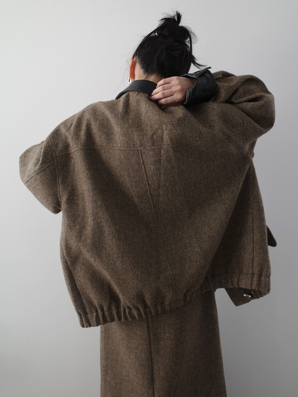 UND TWEED WORK DETAIL BLOUSON