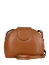 LOEWE ロゴ刻印カーフレザーショルダーバッグ