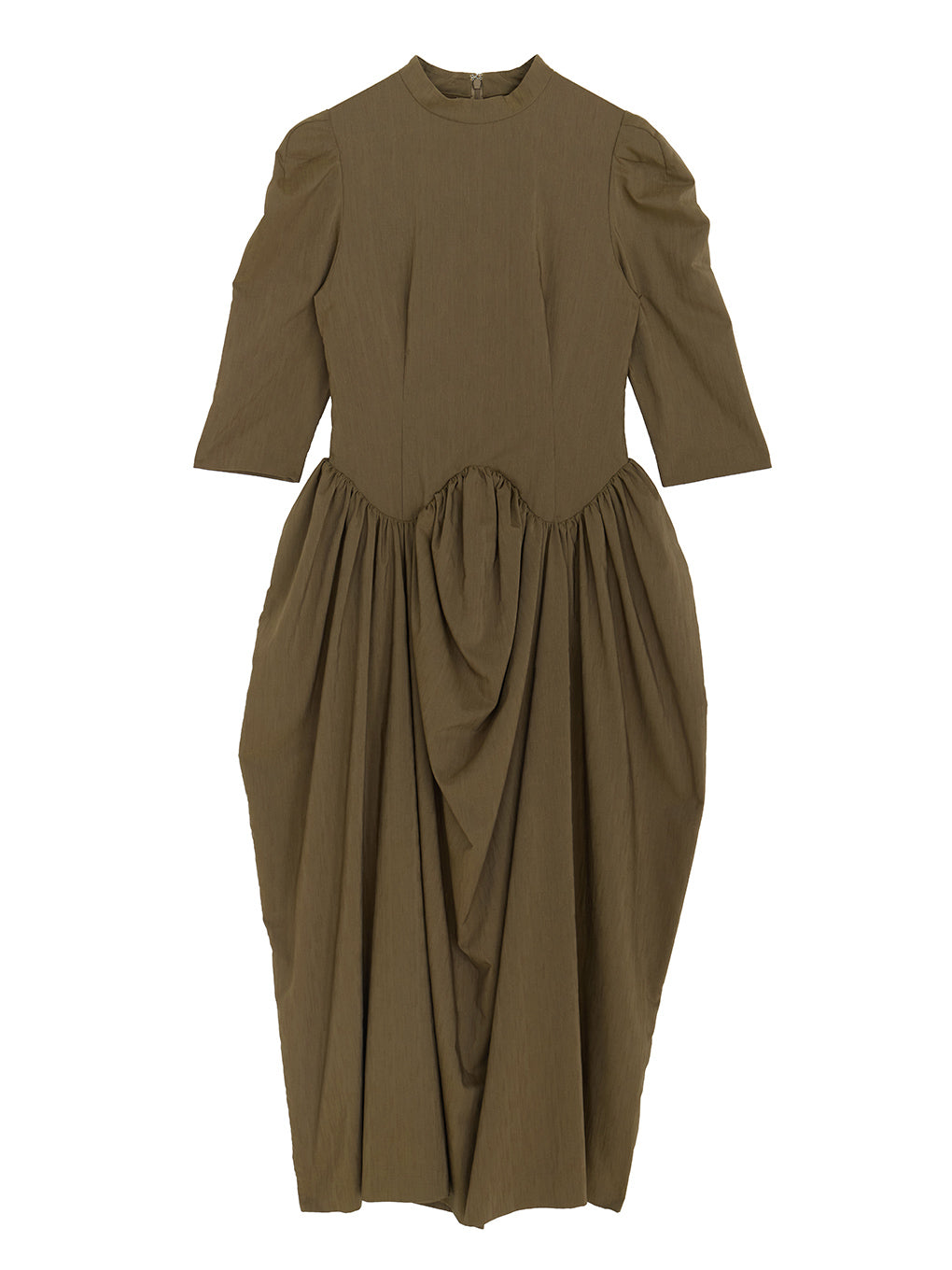WAVE WAIST COCOON DRESS