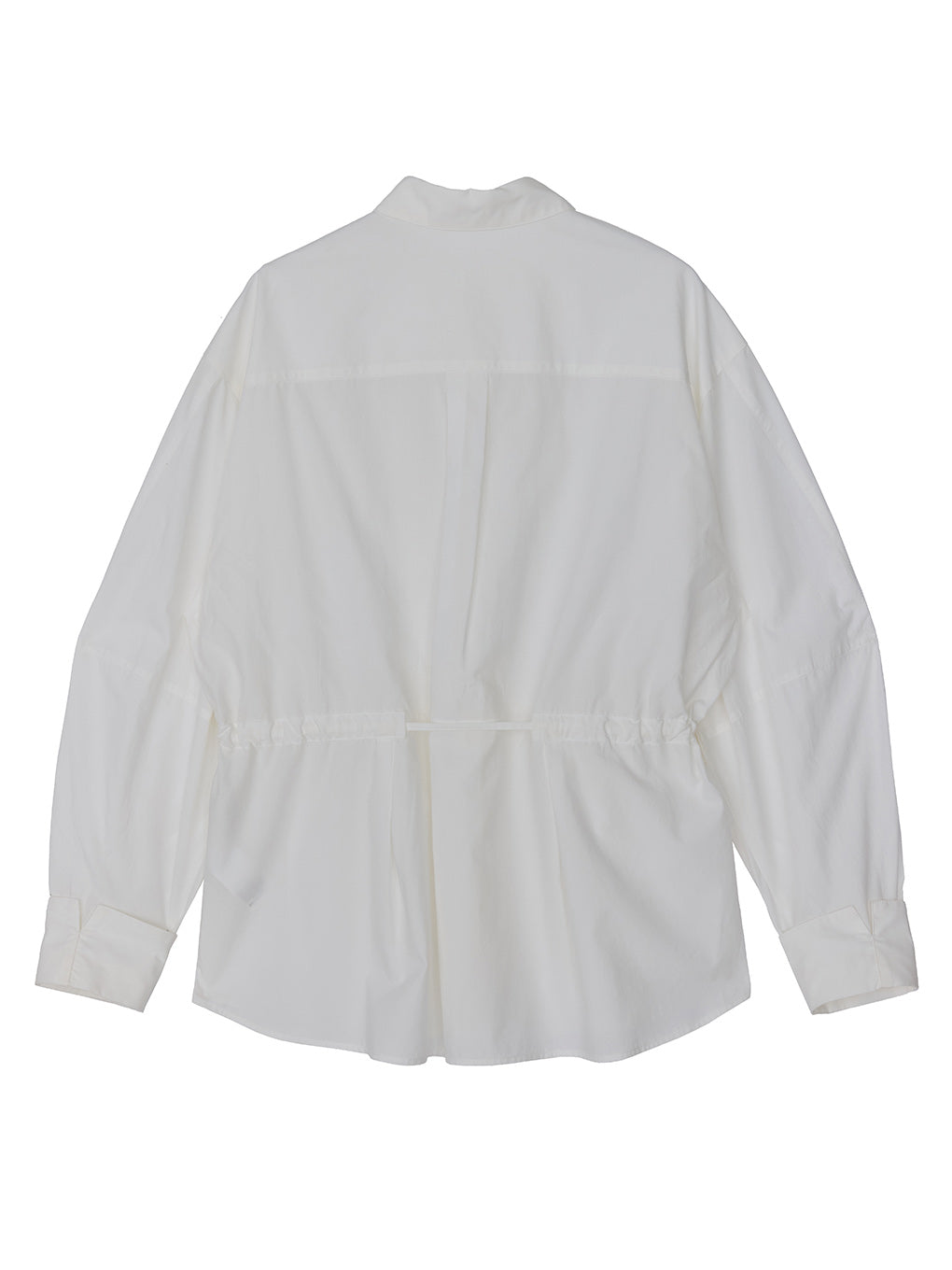 VOLUME SLEEVE DRAWSTRING SHIRT