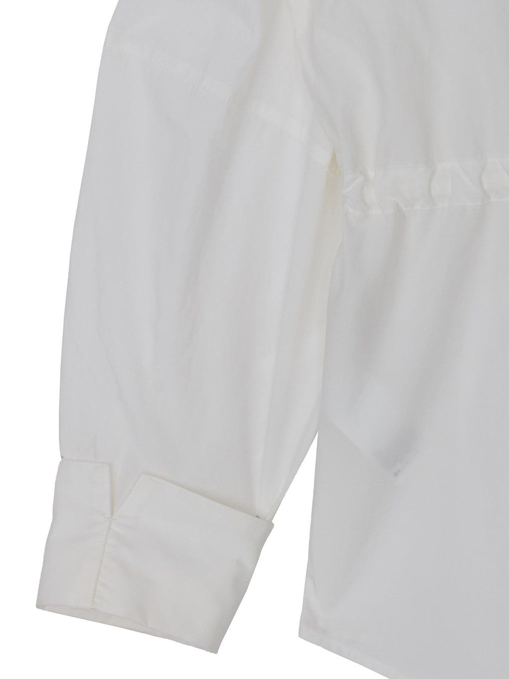 VOLUME SLEEVE DRAWSTRING SHIRT