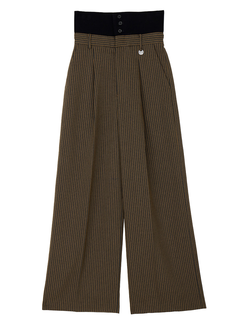 BONBOM×Ameri HOUNDSTOOTH STRAIGHT PANTS