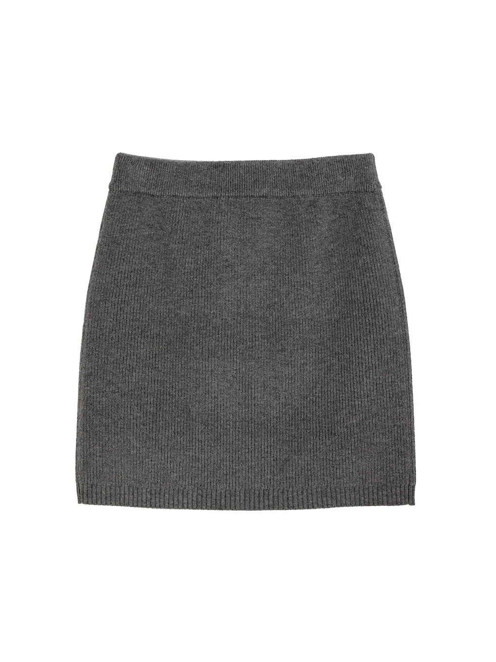SOLID KNIT CARDIGAN WITH SKIRT