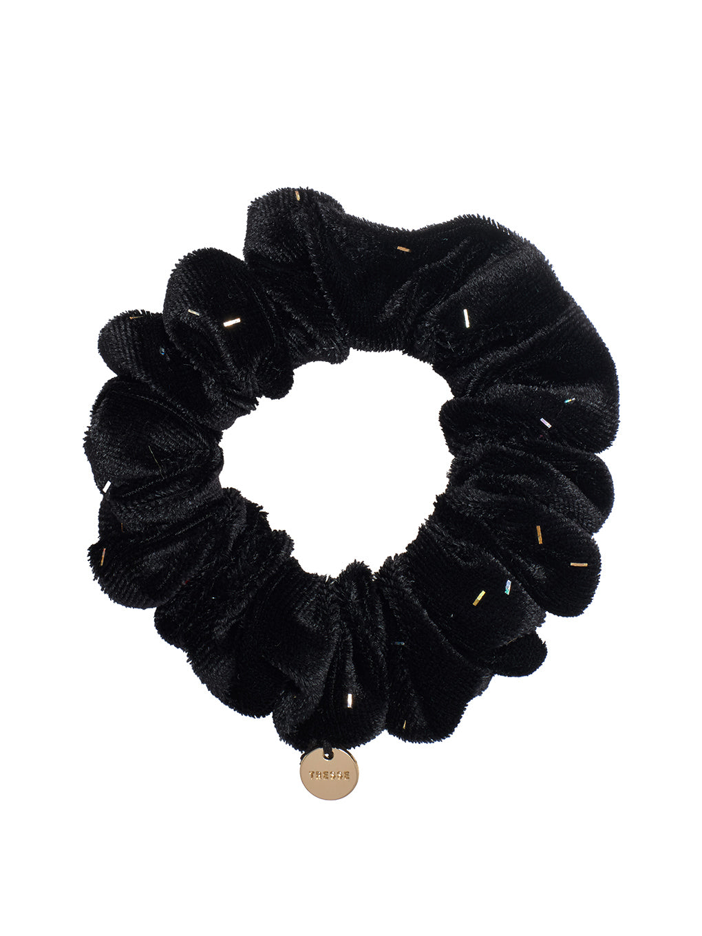 TRESSE Sparkly velour ribbon chouchou