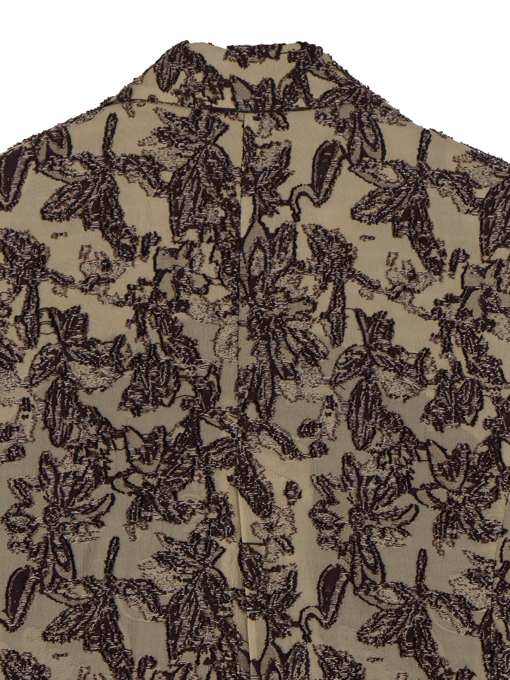 CROPPED CUT JACQUARD JACKET