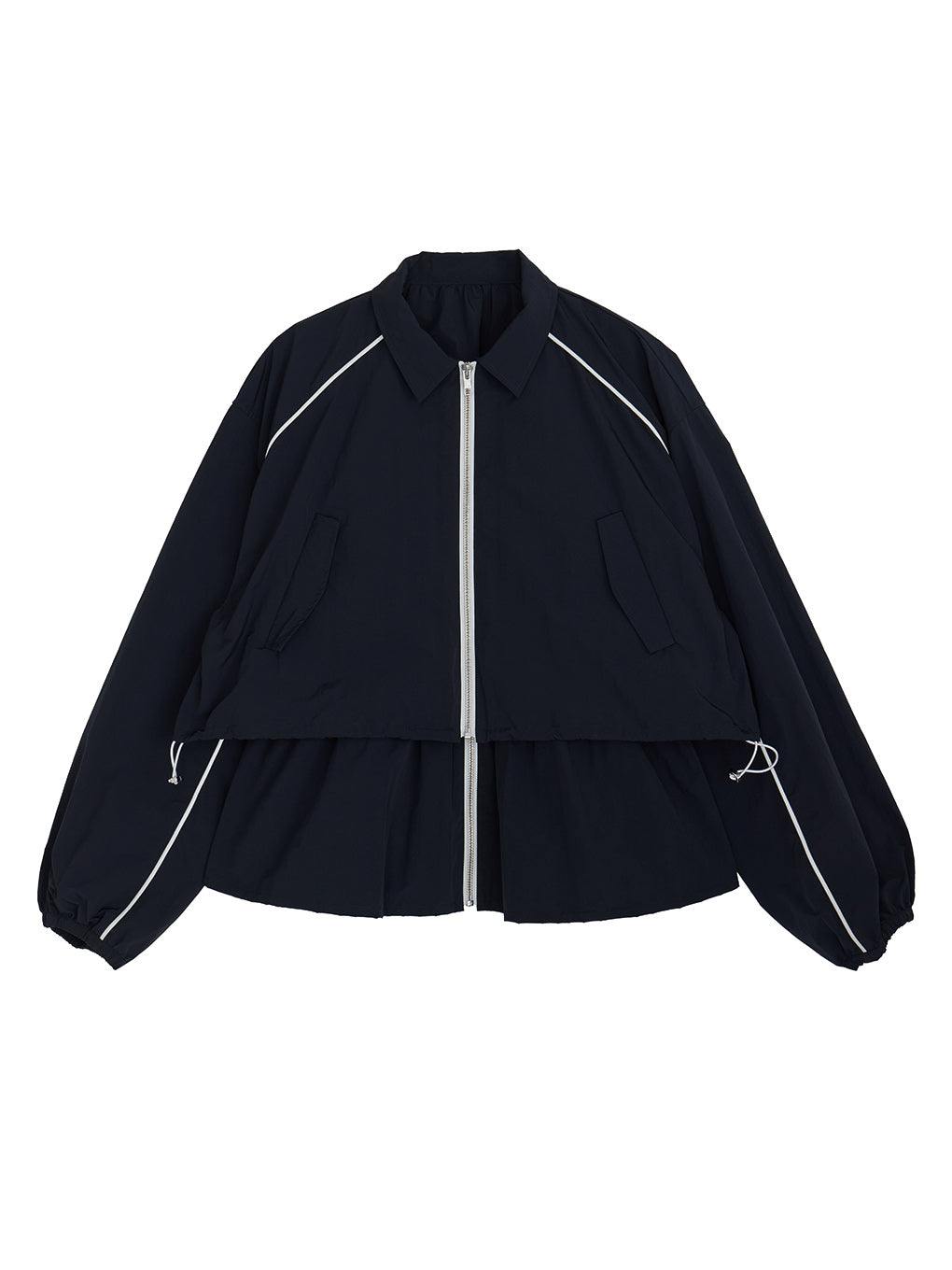 SHORT TRACK JACKET WITH BUSTIER