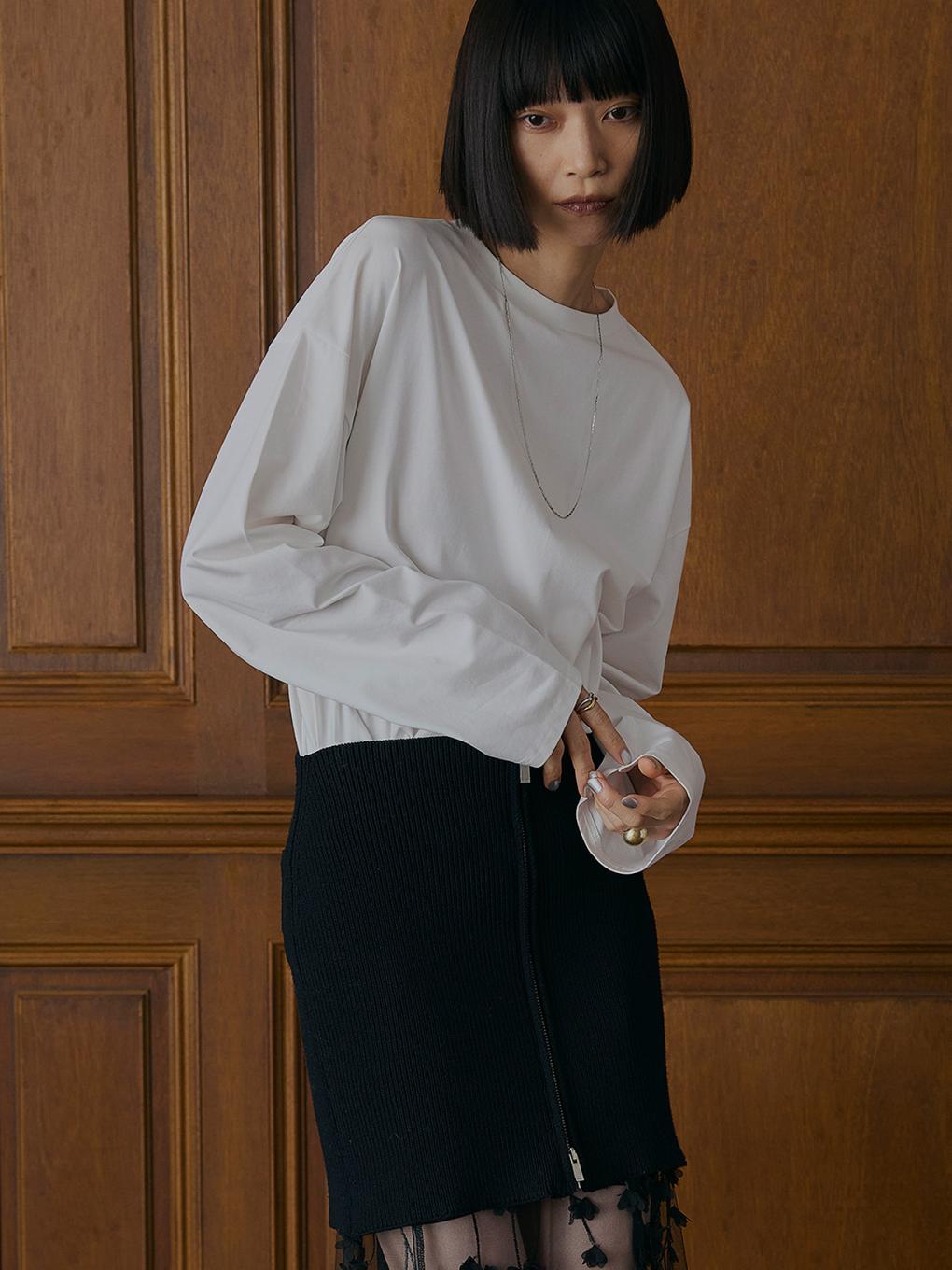 KNIT CORSET SET BIG TEE 