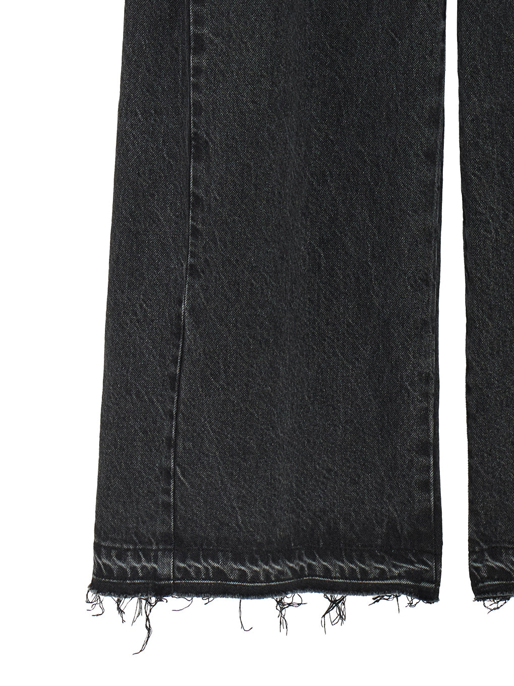 SIDE TUCK WIDE FLARE DENIM PANTS