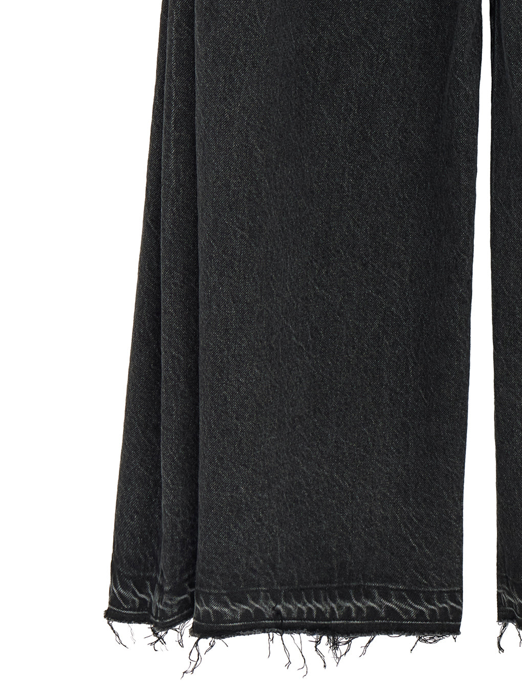 SIDE TUCK WIDE FLARE DENIM PANTS