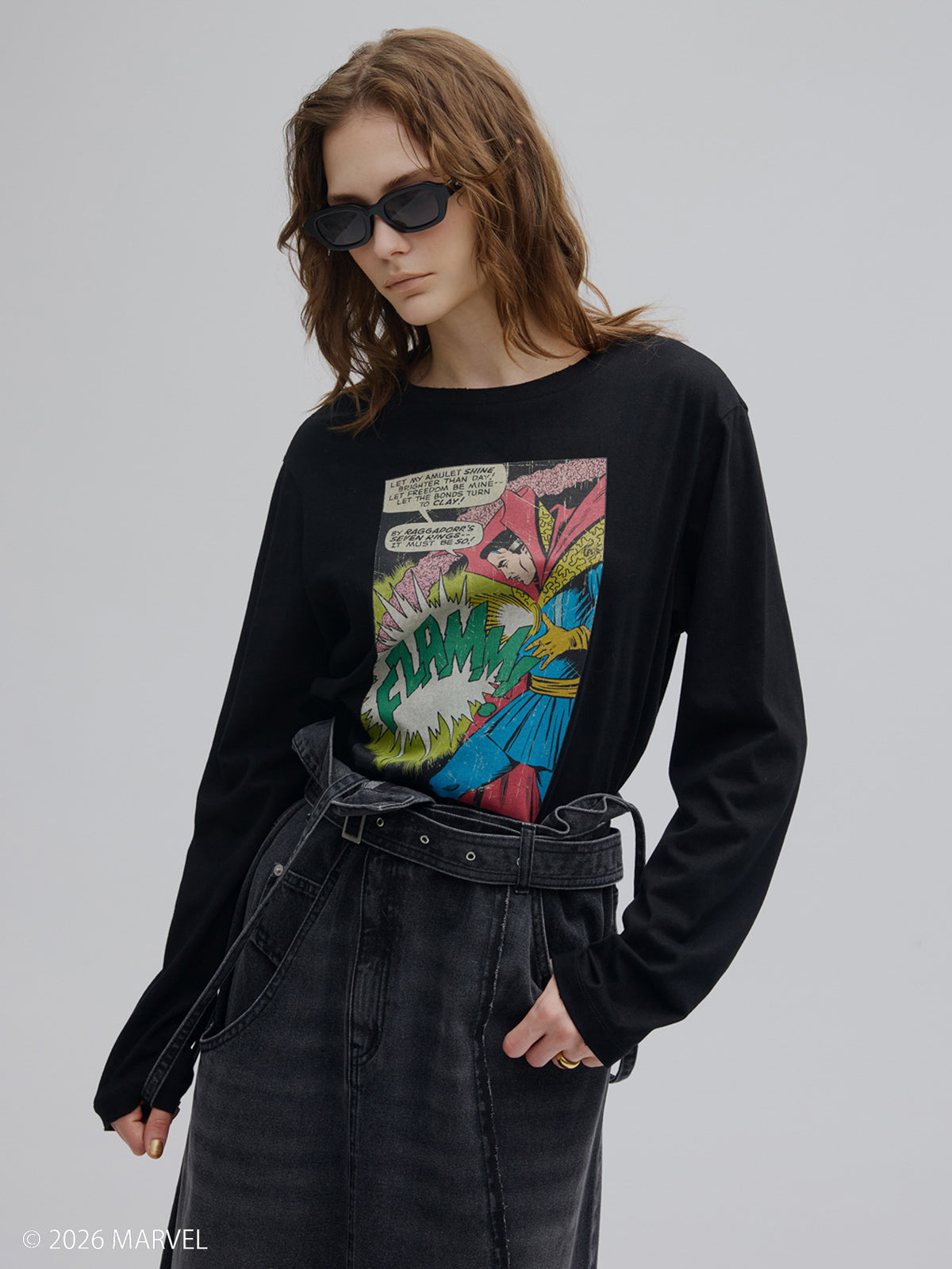 MARVEL COMIC JUST L/S TOP