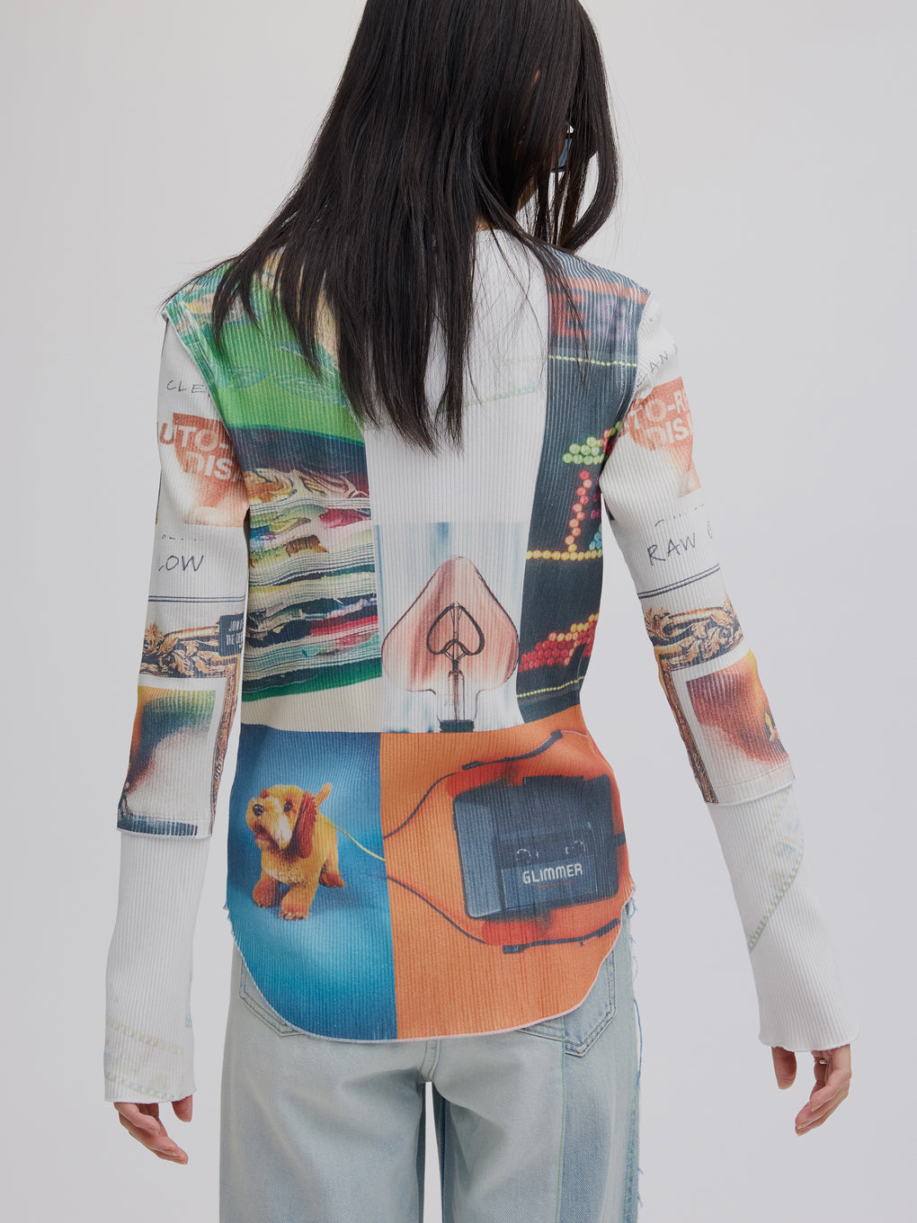 EMOTIONAL COLLAGE RIB TOP