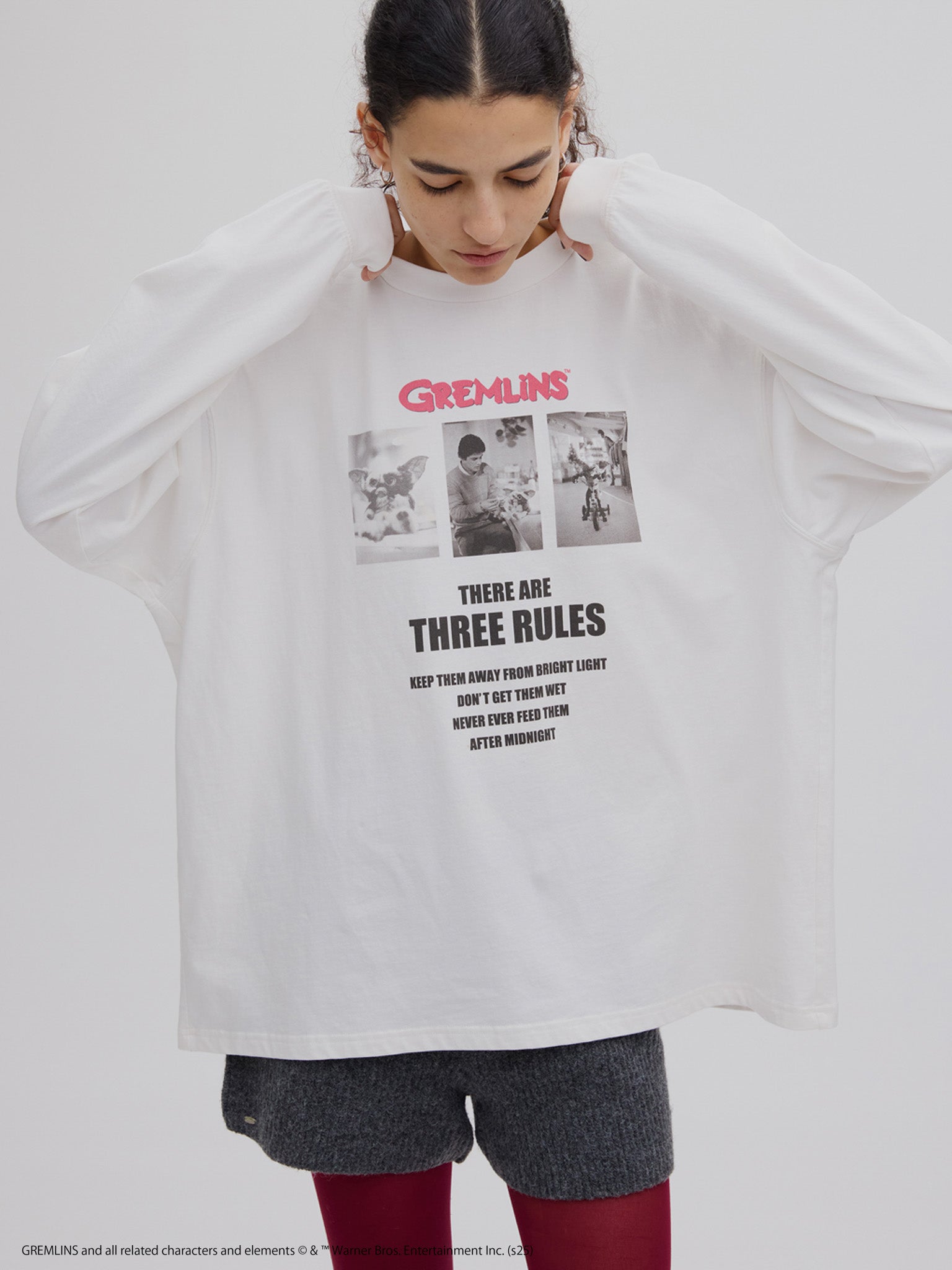GREMLINS PHOTO PRINT LONG SLEEVE TOP