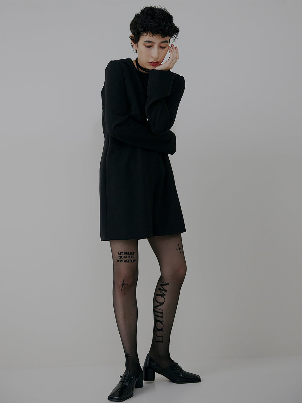 Tabio×Ameri MAGNITIQUE TATOO TIGHTS
