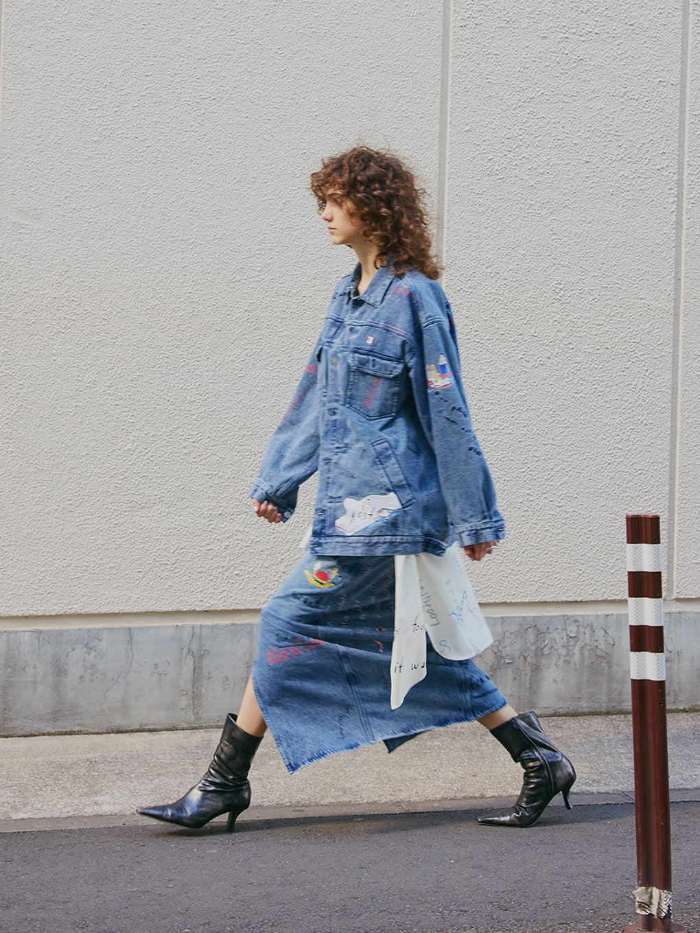 Gabrielle×Ameri 10TH HISTORY I LINE SKIRT