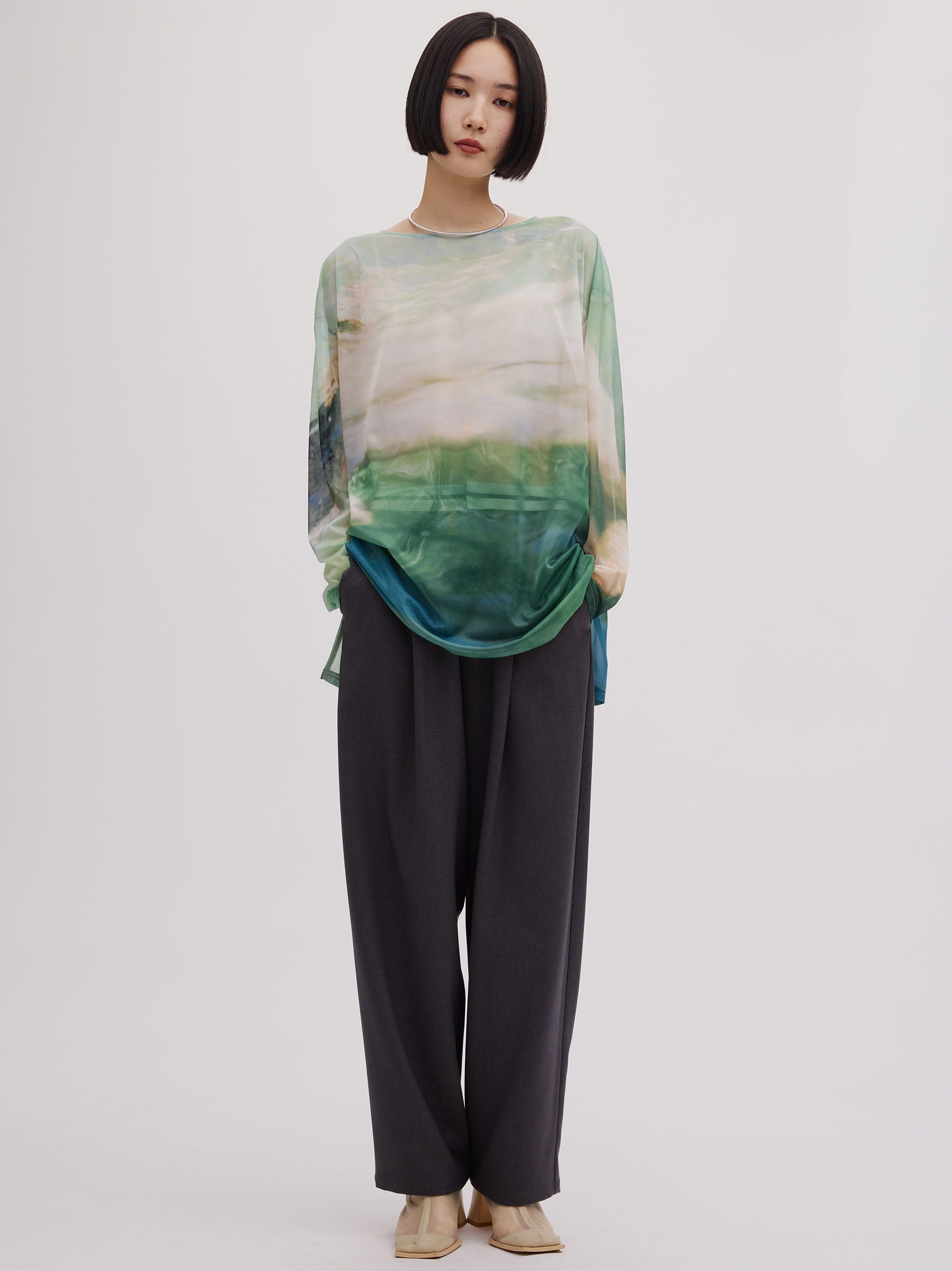 Silvia Conde Oliván×Ameri SHEER TOP