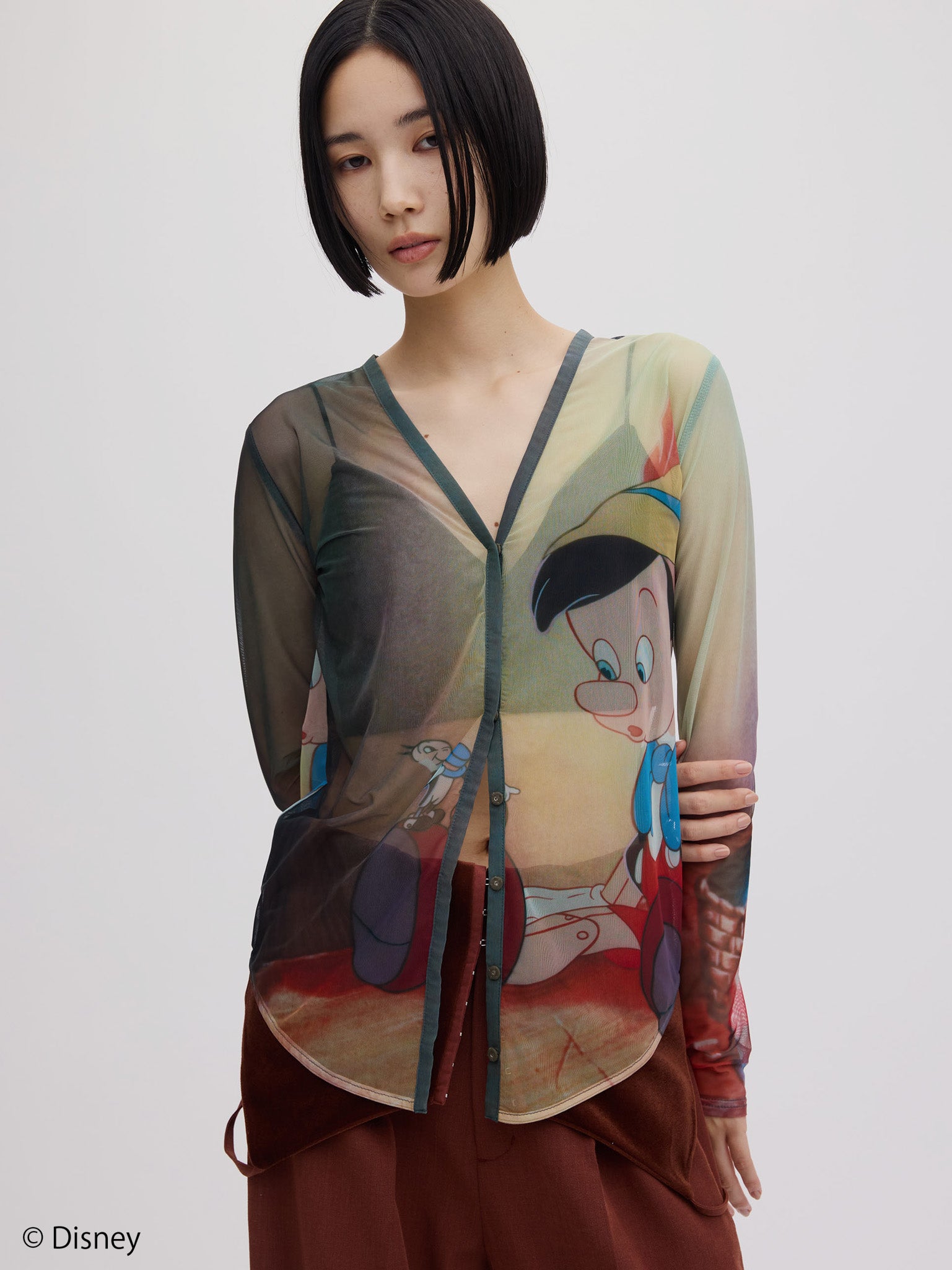 DISNEY/2WAY SHEER CARDIGAN