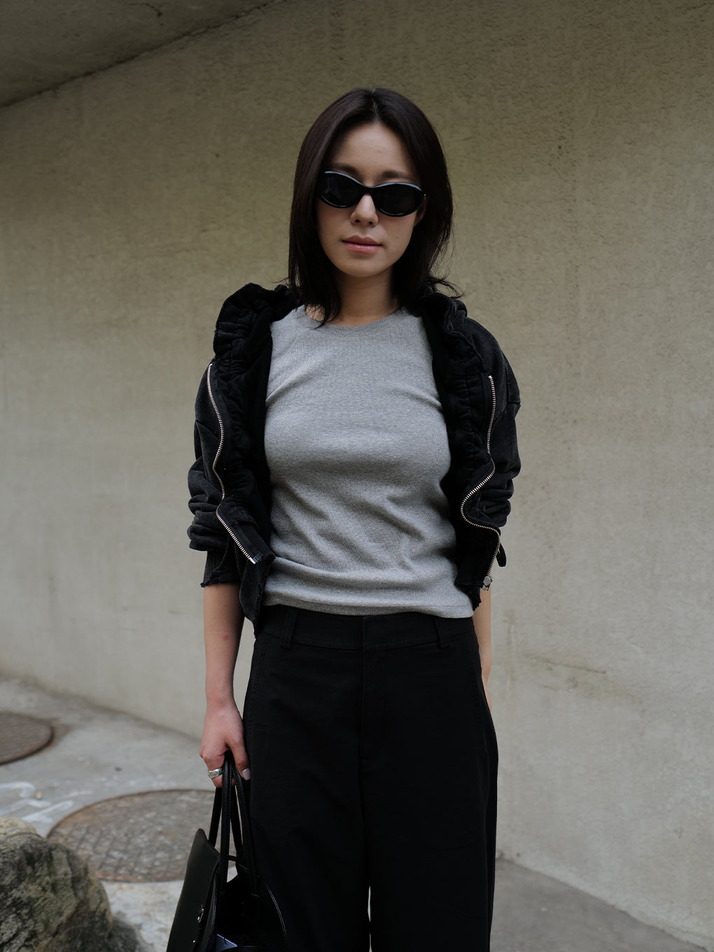 OYSTER SILHOUETTE HOODIE