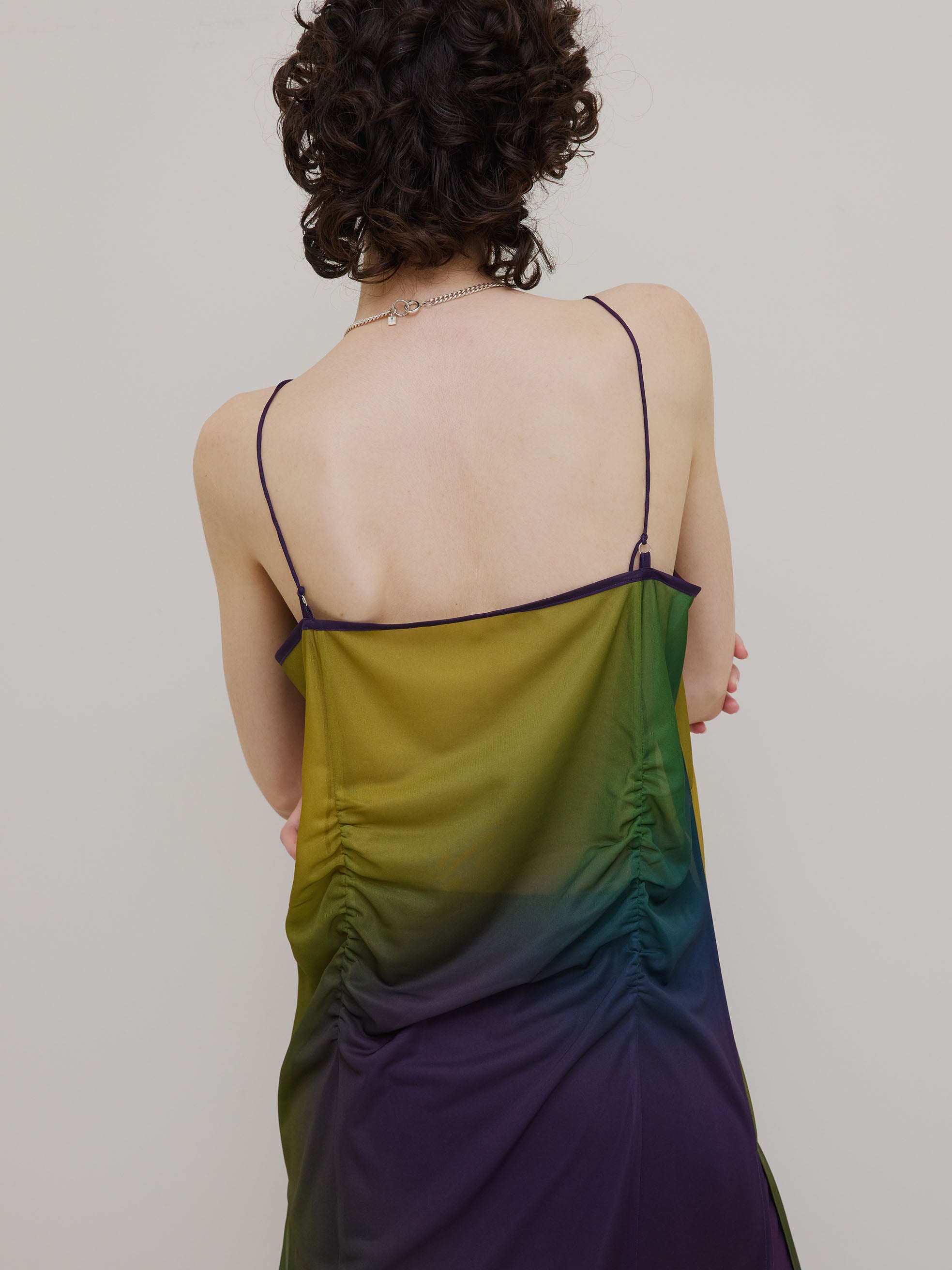 MEDI GRADIENT SHEER SET TOP