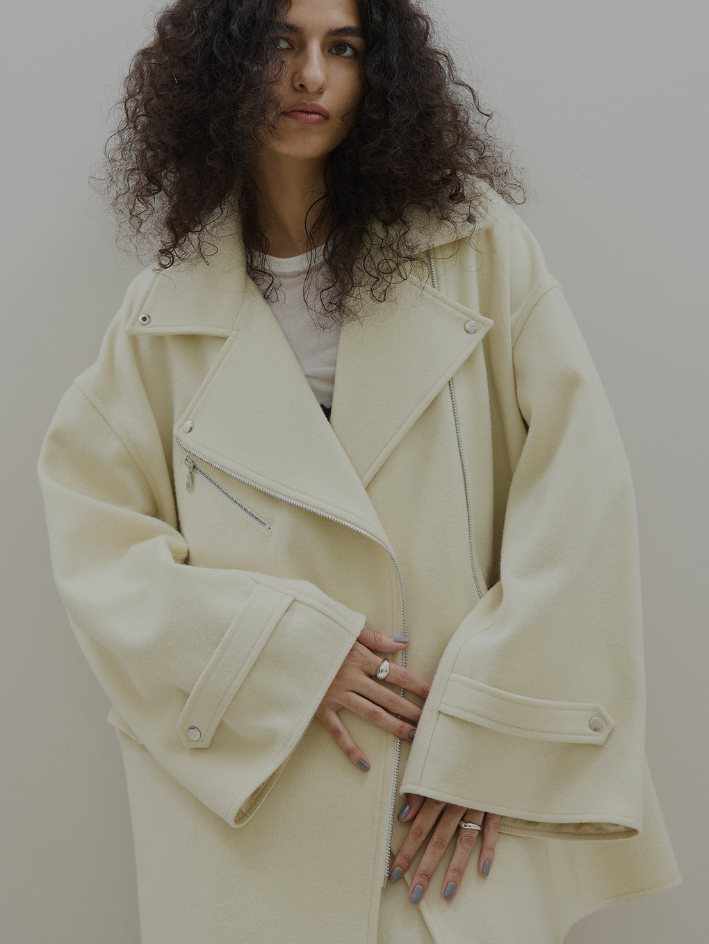 WOOL RIDERS COAT