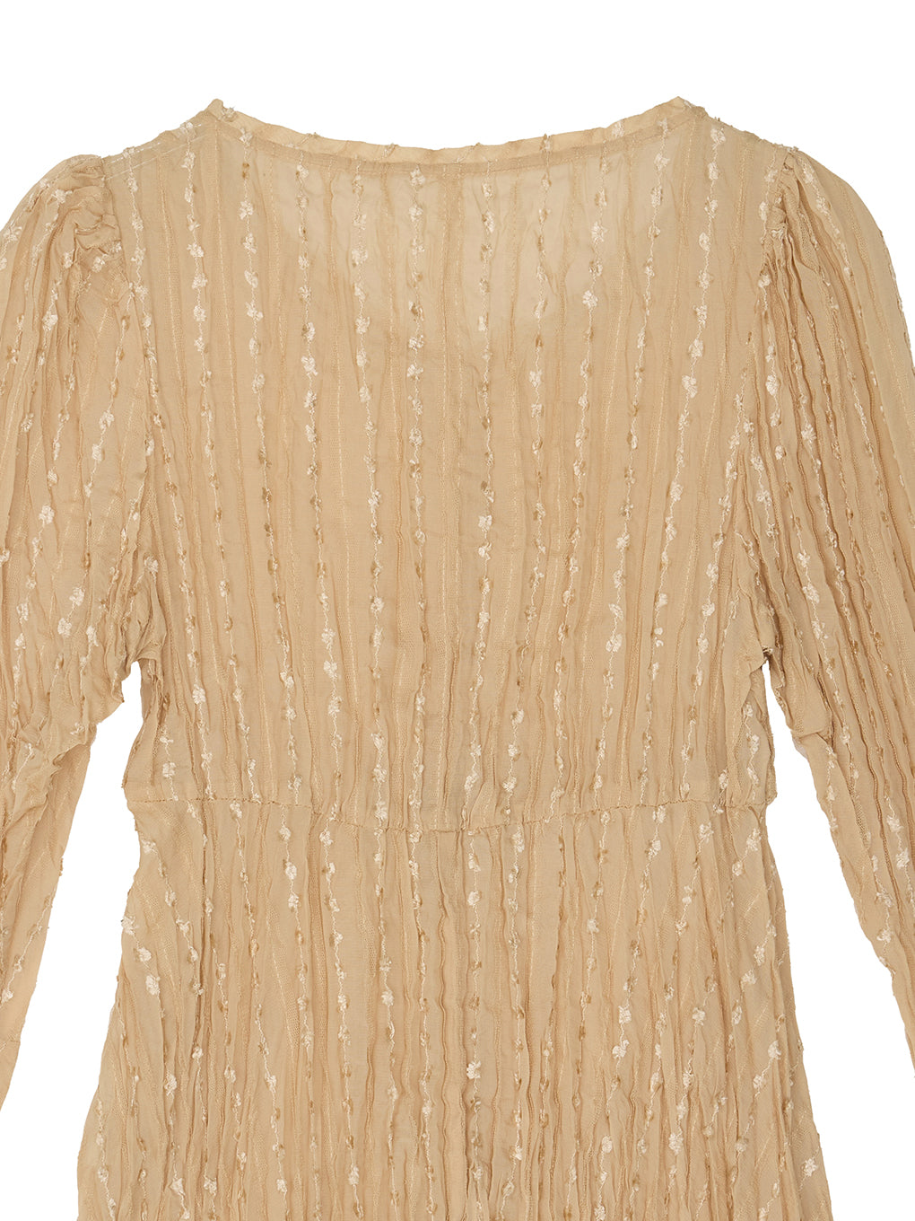 TULLE FRINGE WASHER BLOUSE