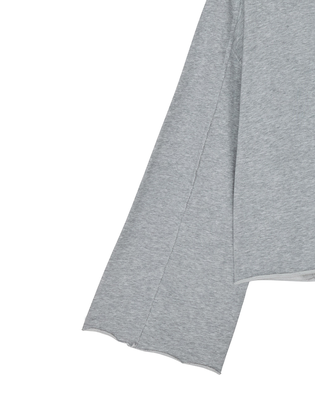 EYELET ARRANGEMENT SWEAT TOP