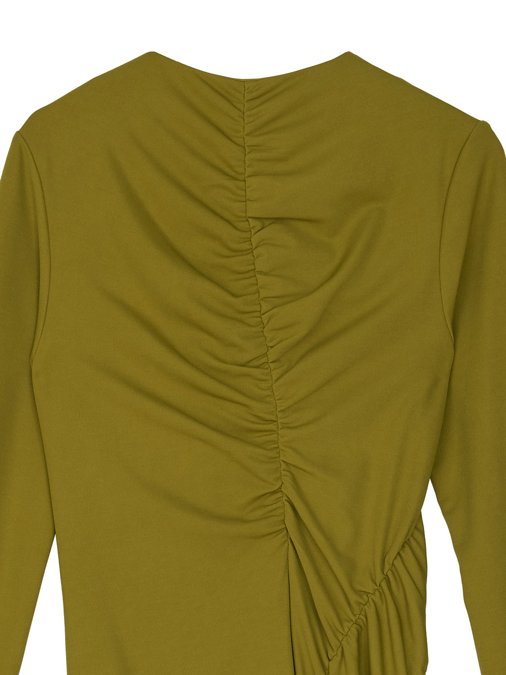 GATHER DETAIL CUT DRESS