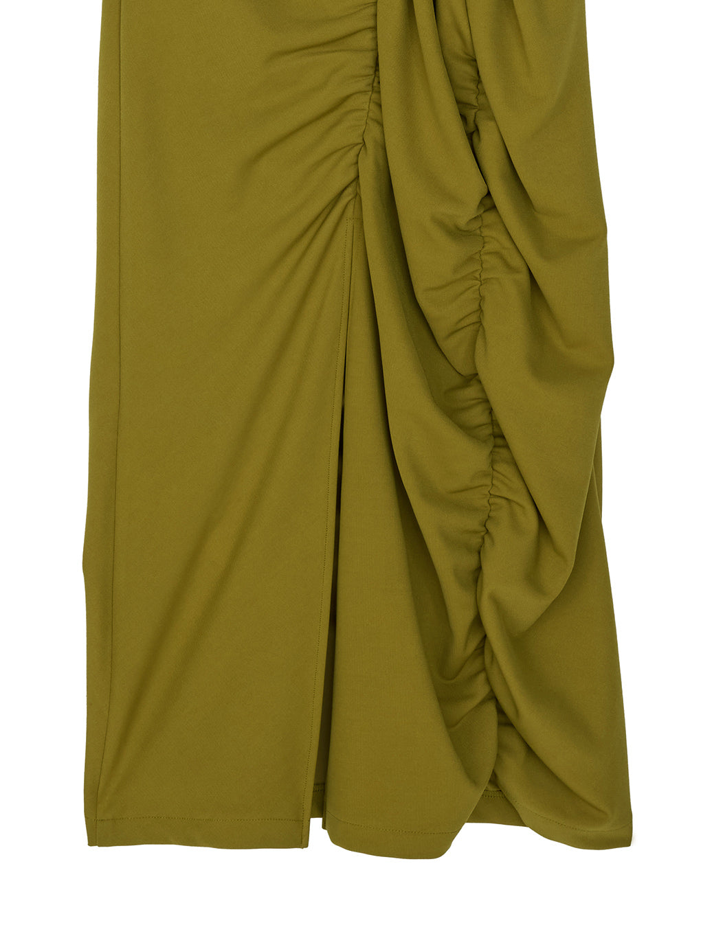 GATHER DETAIL CUT DRESS