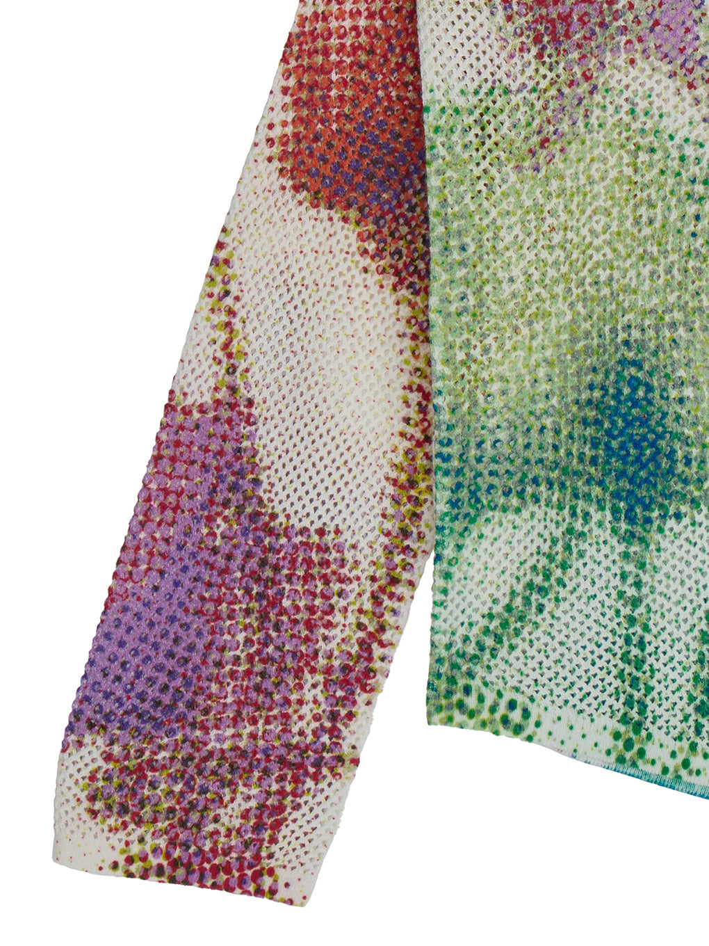 LOW RESOLUTION FLOWER KNIT TOP