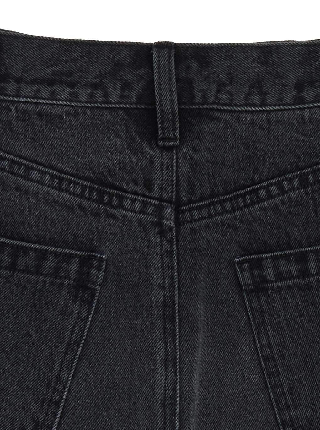 REMAKE LIKE DENIM LACE LAYERED SKIRT