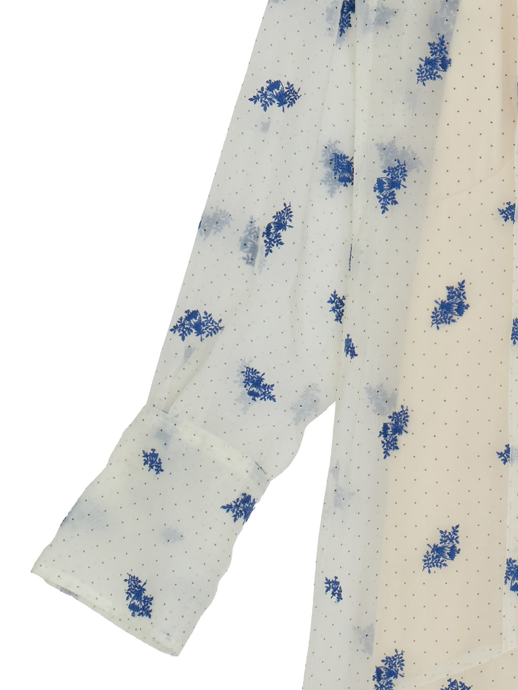 DOT FLOWER VEIL DRESS