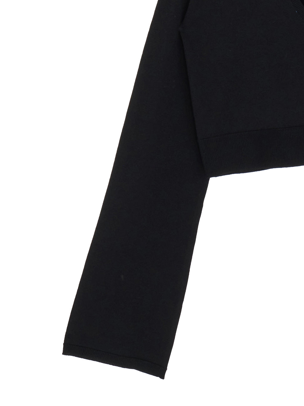 LOW BASIC SHORT KNIT CARDIGAN