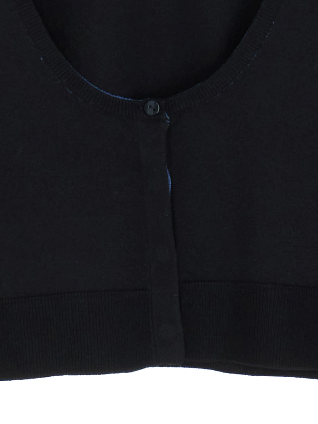 LOW BASIC SHORT KNIT CARDIGAN