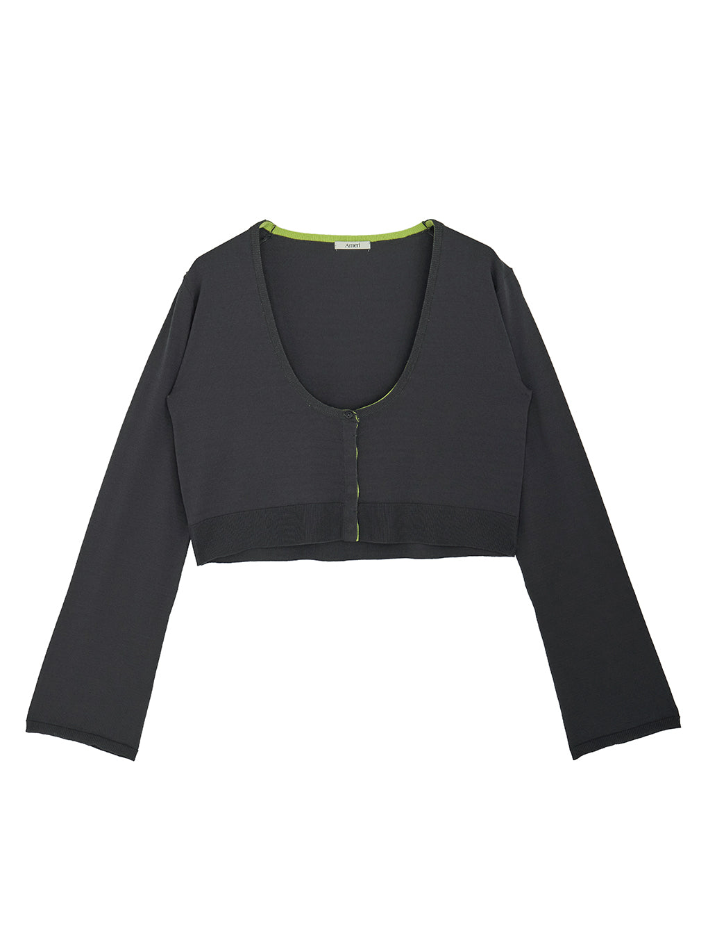 LOW BASIC SHORT KNIT CARDIGAN