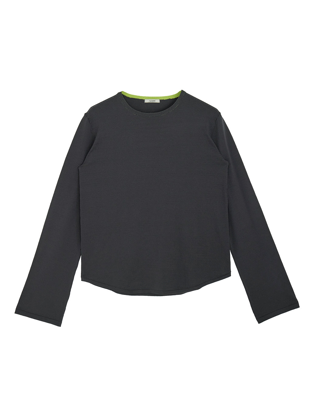 LOW BASIC LONG SLEEVE KNIT TOP