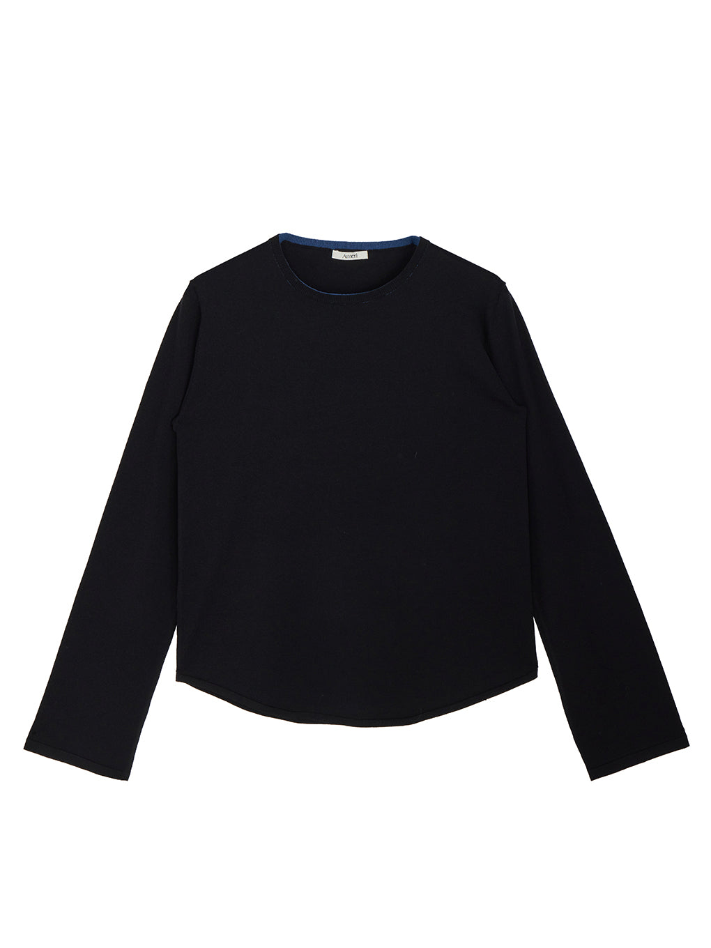 LOW BASIC LONG SLEEVE KNIT TOP