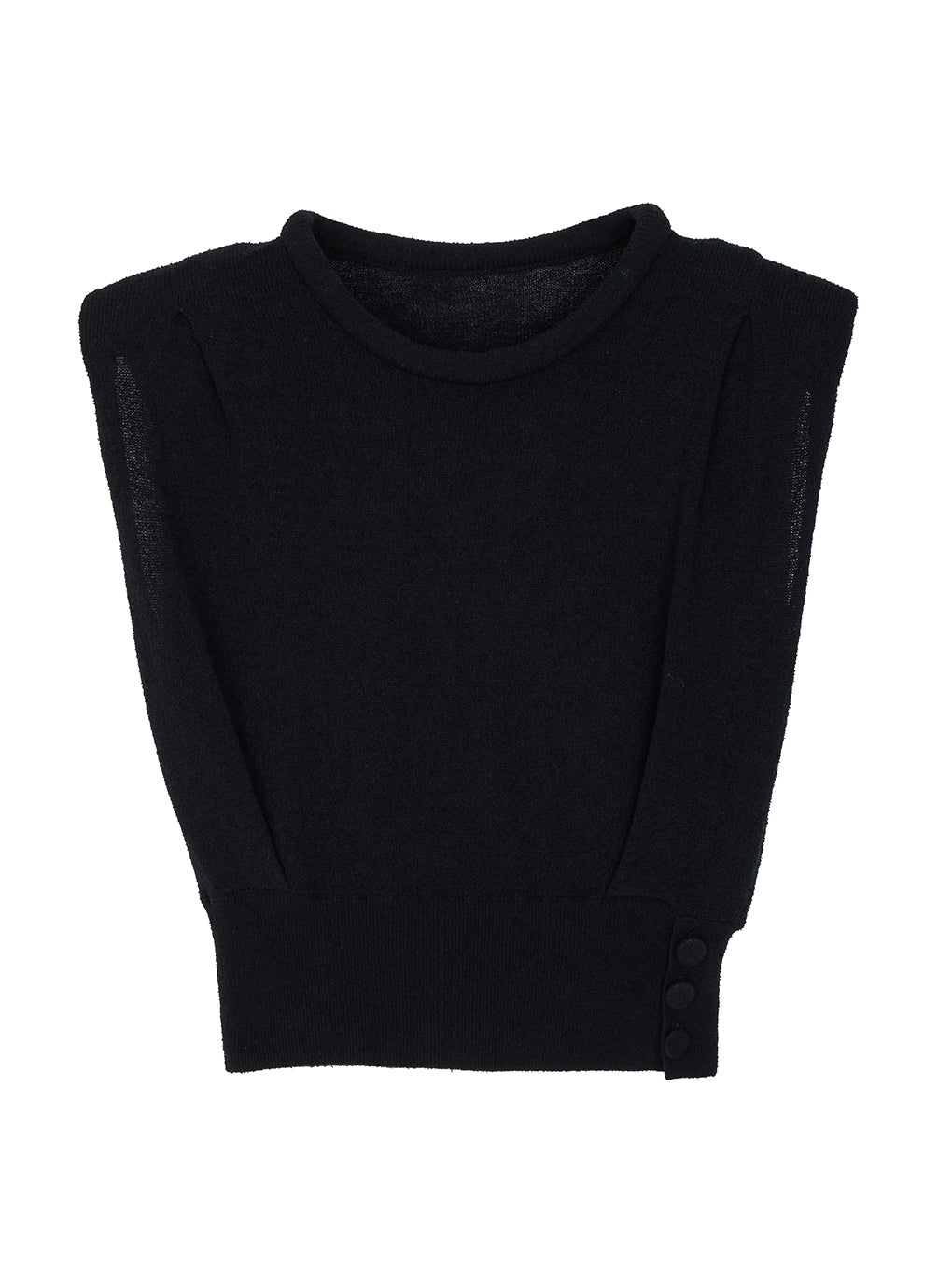 MARSHMALLOW NECK KNIT TOP