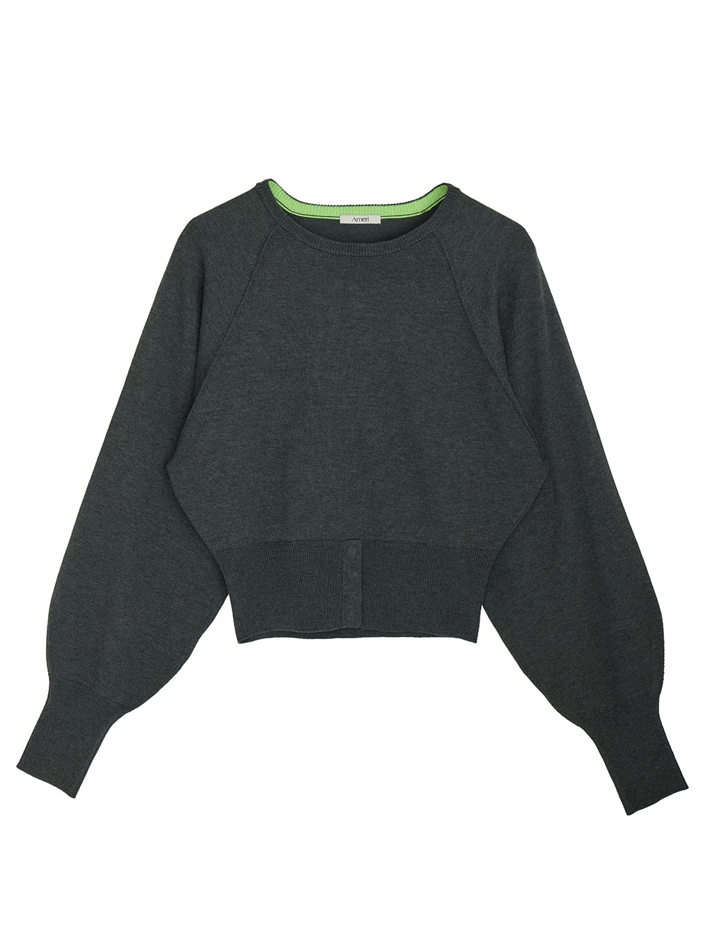 LOW BASIC WAIST STOP KNIT TOP