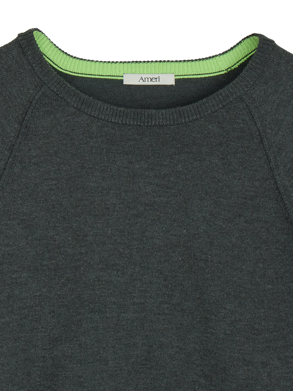 LOW BASIC WAIST STOP KNIT TOP