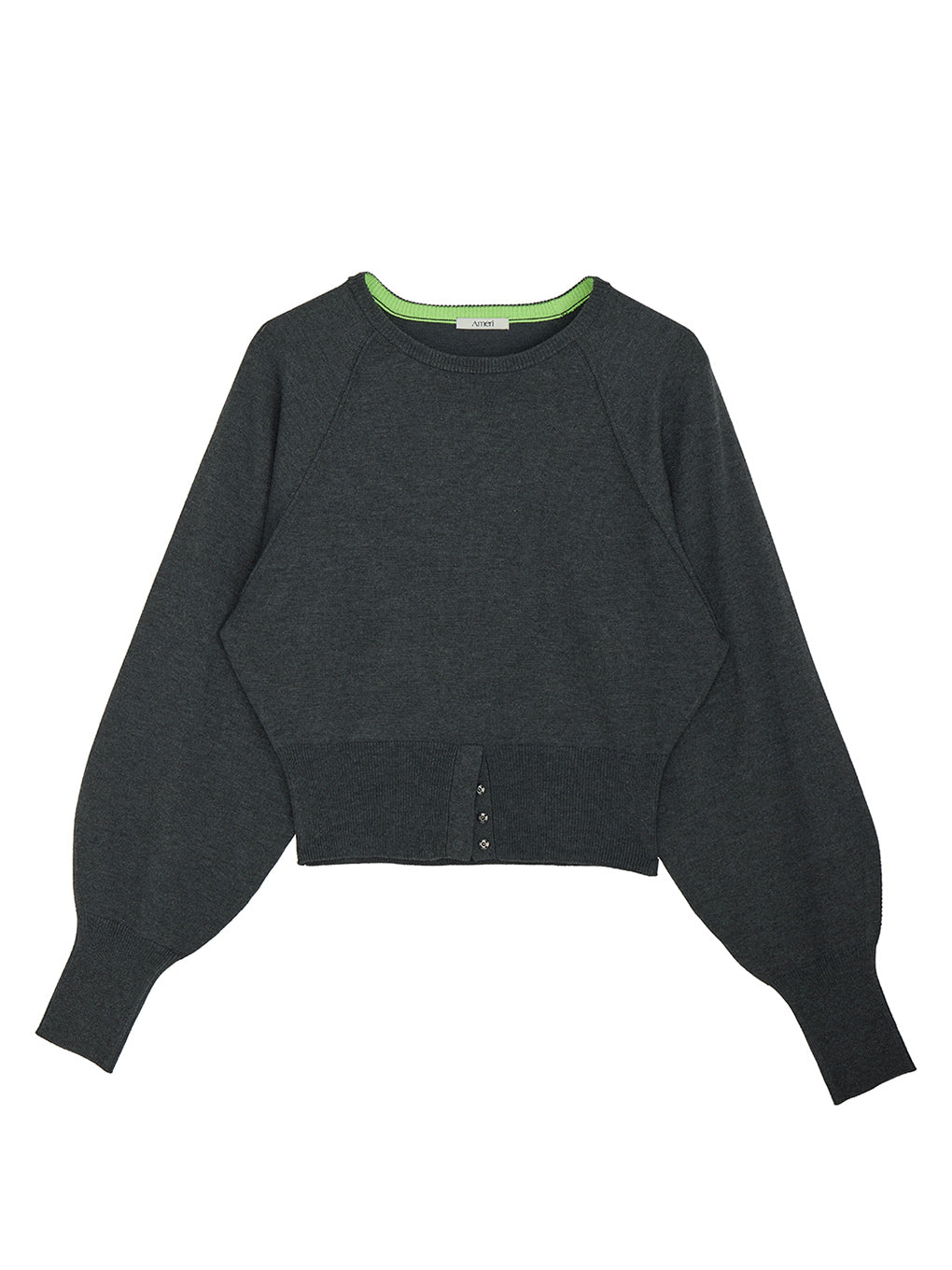 LOW BASIC WAIST STOP KNIT TOP