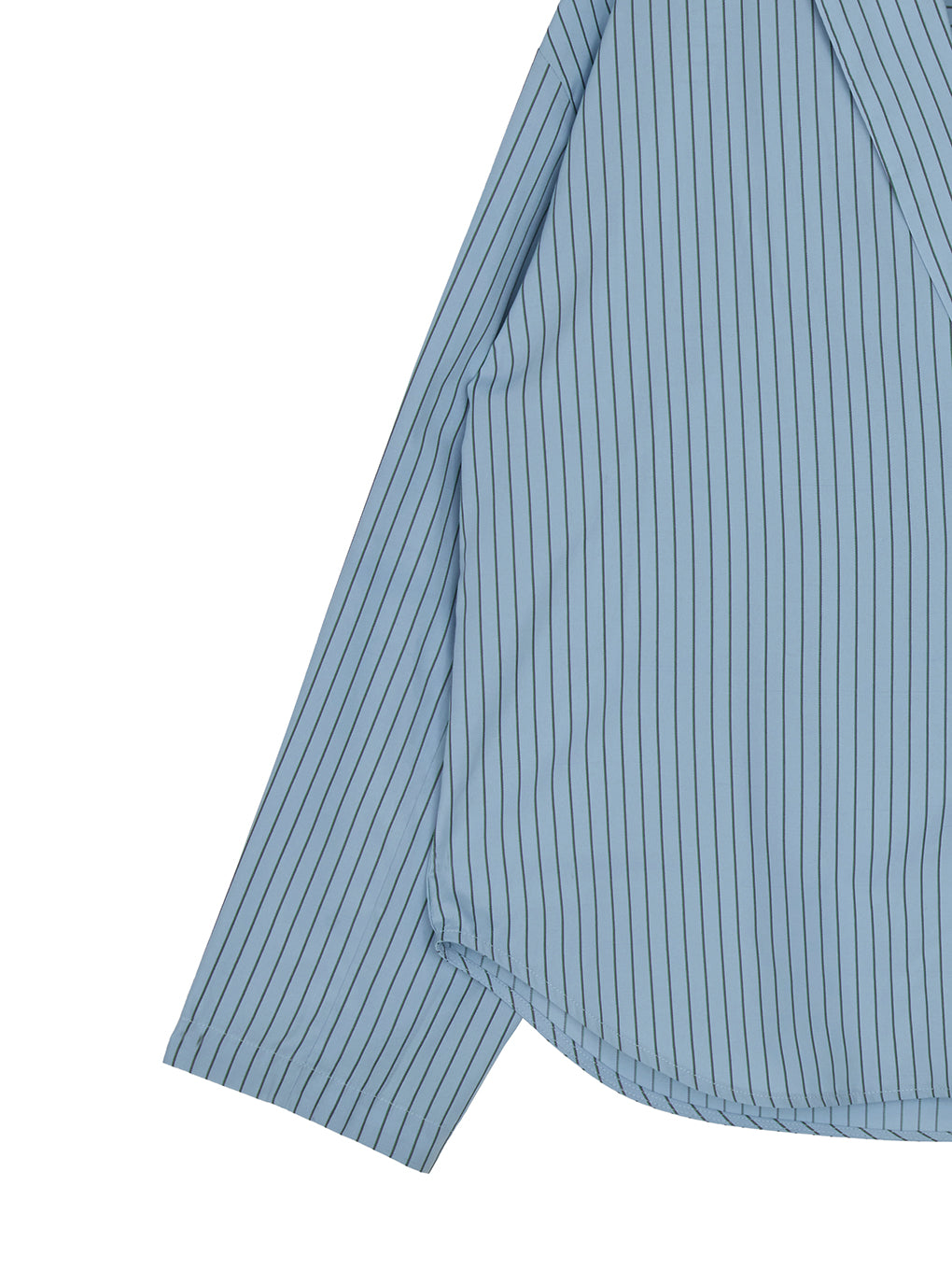 PINSTRIPE JACKET DETAIL SHIRT