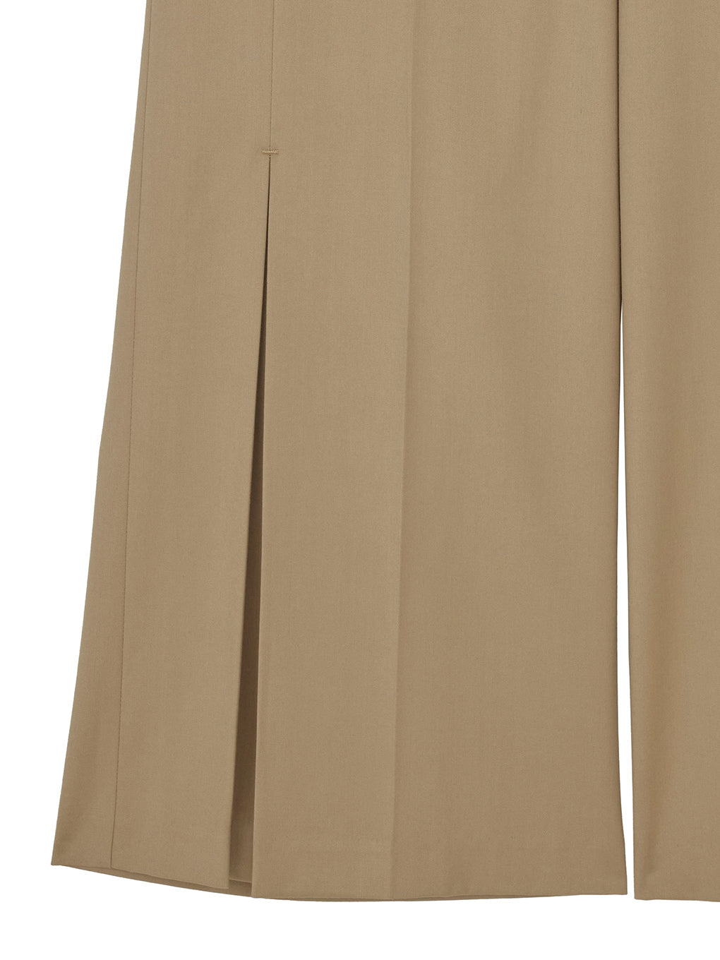 HEM TUCK STRAIGHT WIDE PANTS