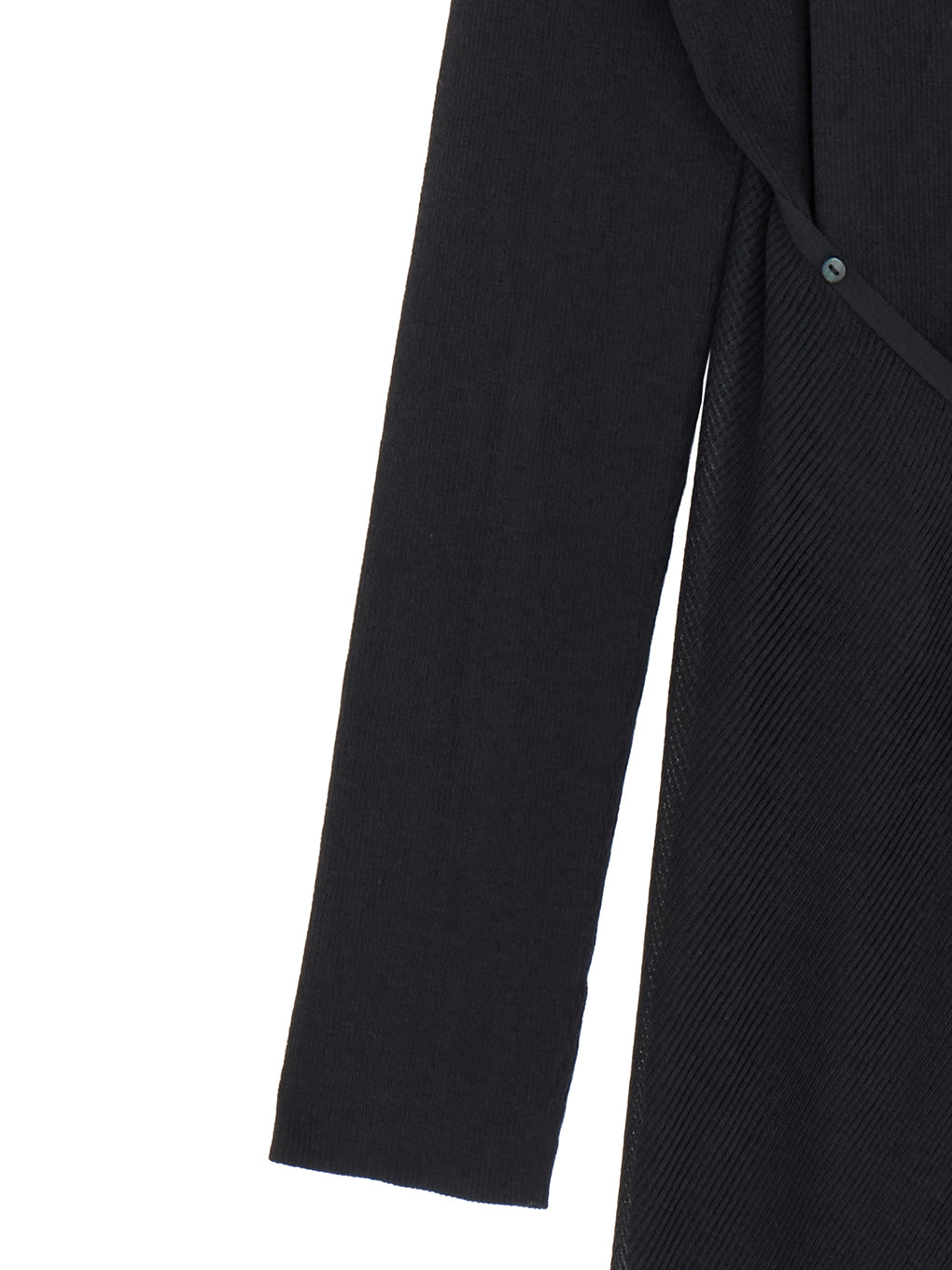 HALTER NECK LAYERED KNIT DRESS