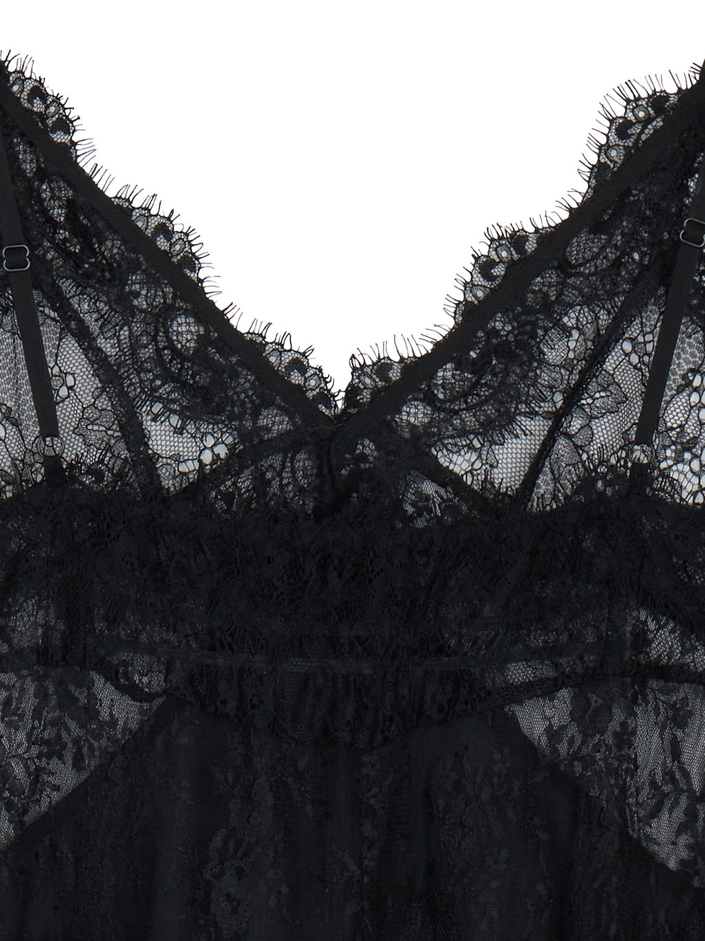 AIRY SHEER LACE CAMISOLE