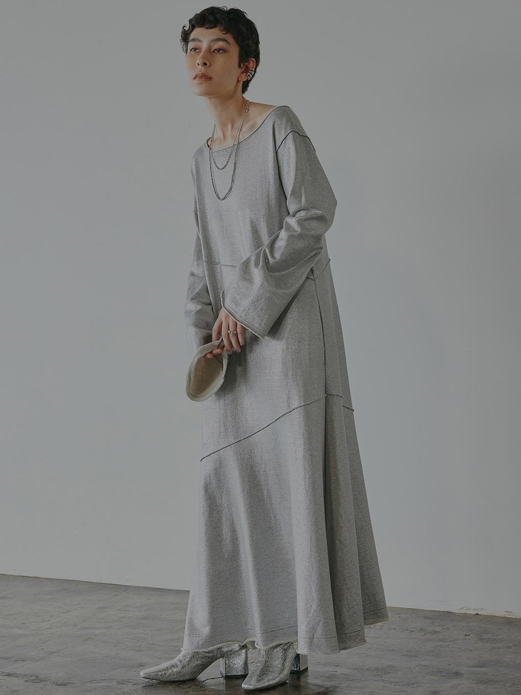 GLITTER PRINT URAKE DRESS 